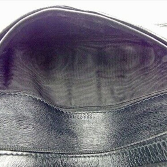 Gucci Long Wallet Sherry Line Black leather Woman unisex Authentic Used T8826 - Picture 2 of 10